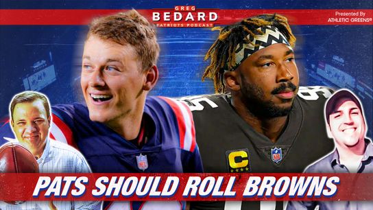 .@athleticsgreens Podcast: Bedard Patriots Pod - Mac or no Mac, Pats should roll Browns taken at BSJ Headquarters (Patriots)